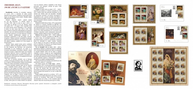 pliant Theodor Aman, 190 ani nastere_tript2