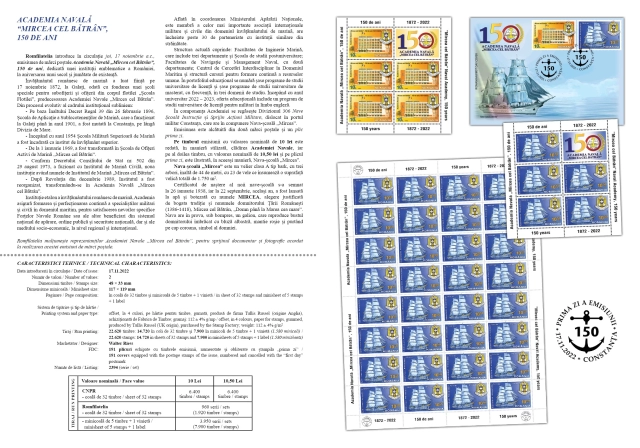 Pliant_Acad. Nav Mircea cel Batran, 150 ani2