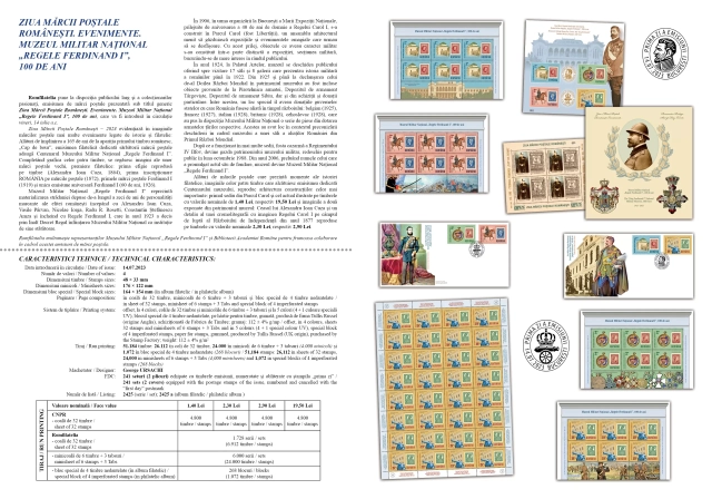 pliant_ text pliant Ziua Mărcii Poștale Românești2