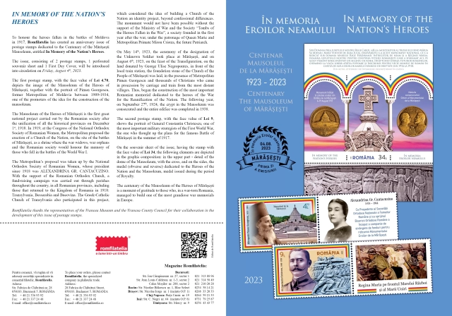 pliant_ text pliant In memoria eroilor neamului_mod